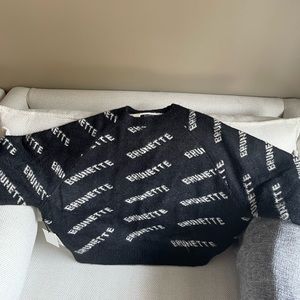 Brunette the Label sweater size m/l, brand new with tags